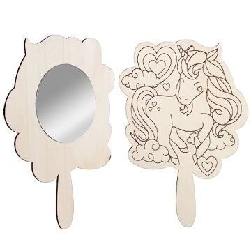 Craft Kits for Kids - Paint Your Own Unicorn Mirrors