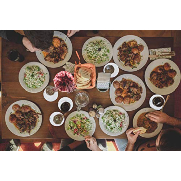 Elegant Palais Essentials Farmhouse Marble Coasters  Set of 4