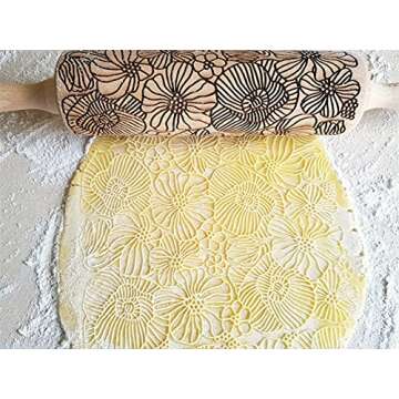 POPPY Embossing Rolling Pin for Stunning Cookies
