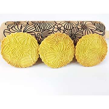 POPPY Embossing Rolling Pin for Stunning Cookies