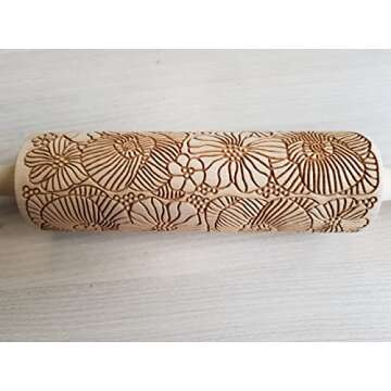 POPPY Embossing Rolling Pin for Stunning Cookies