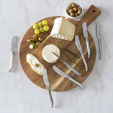 Elegant French Laguiole Spreader Set - 8 Pieces for Entertaining