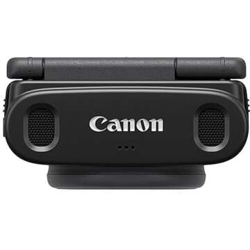 Canon PowerShot V10 Content Creator Compact Vlogging Camera (Black) (5947C002) + 64GB Memory Card + Camera Bag + Flexible Tripod + Cleaning Kit + HDMI Cable + Card Wallet + Card Reader (Renewed)