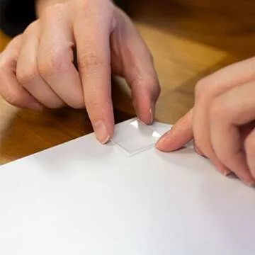 Gorilla Tough & Clear Double Sided Tape Squares; 24 1" Pre-Cut Mounting Squares; Clear; (Pack of 1)