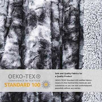 P&R Faux Fur Throw Blanket | Super Soft Fuzzy Light Weight Luxurious Cozy Warm Fluffy Plush Hypoallergenic Blanket for Bed Couch Chair Fall Winter Spring Living Room (Desert Tan, 50”x65”)