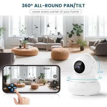 Litokam 360 Home Security Cameras: 2K Clarity & Night Vision