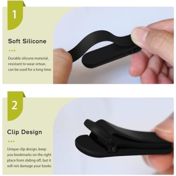 SMUK 3pcs Automatic Bookmarks - Perfect for All Readers