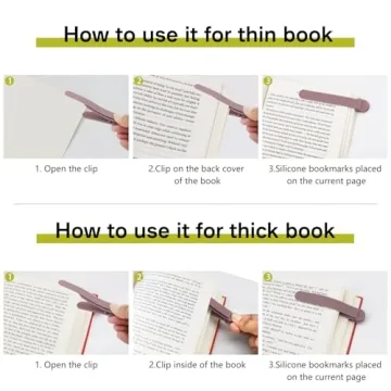 SMUK 3pcs Automatic Bookmarks - Perfect for All Readers