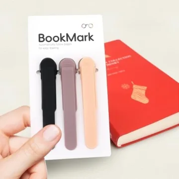 SMUK 3pcs Automatic Bookmarks - Perfect for All Readers