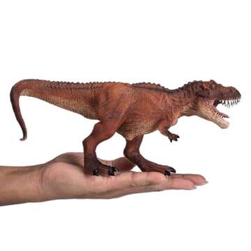 MOJO Deluxe T-Rex Hunting (Red) Realistic Dinosaur Hand Painted Toy Figurine