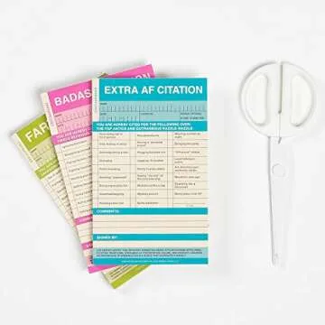 Knock Knock Badass Sticky Citation Pad - Fun & Functional Notes!