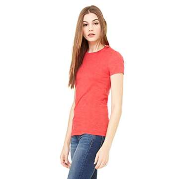 Bella + Canvas Ladies' The Favorite T-Shirt XL HEATHER RED
