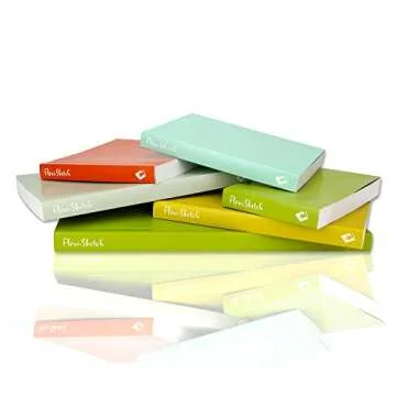 Speedball Art Products Flexi Sketch Blank Artist Journal, 6 x 6, Mandarin