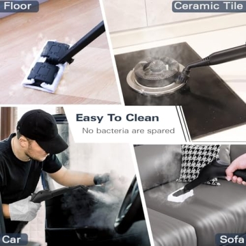 High-Temp Steam Cleaner with 21 Accessories for All Surfaces