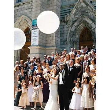 36 inch White Latex Balloons for Party Decorations