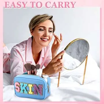 Stylish Silkfly 3 Pcs Makeup Bag Set for Women