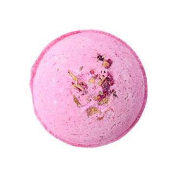 Tree Hut Shea Moisturizing Bath Bomb Moroccan Rose, 7.2oz, Ultra Hydrating Bath Bomb for Nourishing Essential Body Care