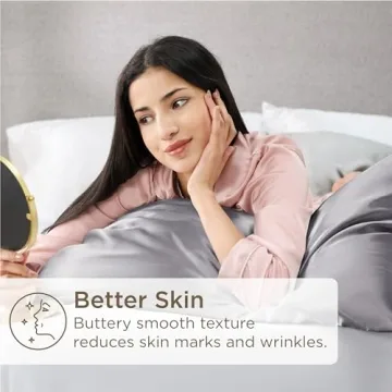 Bedsure Satin Pillowcase Set for Hair and Skin Care