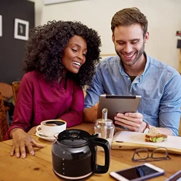 Mixpresso 12 Cup Drip Coffee Maker with Auto-Off Feature