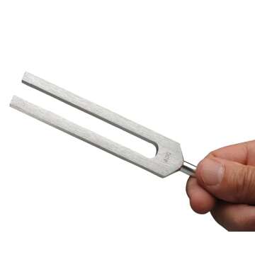 ADC - AD500512Q 500512Q 512 Hz Medical-Grade Tuning Fork Instrument, Non-Magnetic Aluminum Alloy