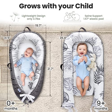 Baby Lounger for Newborns - Portable Infant Comfort