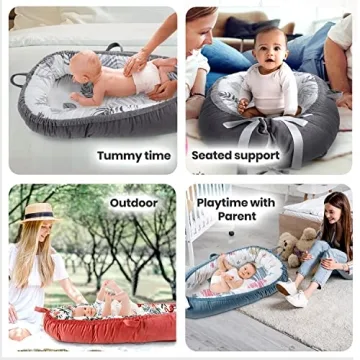 Baby Lounger for Newborns - Portable Infant Comfort