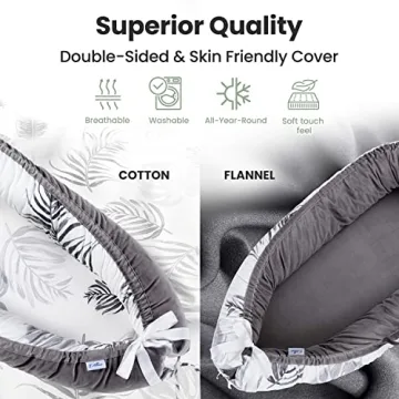 Baby Lounger for Newborns - Portable Infant Comfort