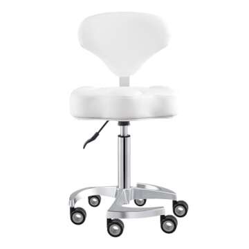 Dir Medical Adjustable Roller Stool for Salons and Spas
