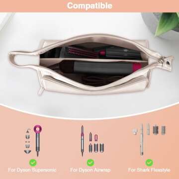 SITHON Travel Carrying Case - Stylish & Water Resistant for Hair Tools