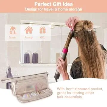 SITHON Travel Carrying Case for Dyson & Shark Hair Dryers