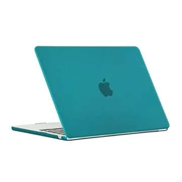 Se7enline Compatible with 2021-2024 MacBook Pro 14 inch Case Hard Shell Cover for Model A2442 A2779 A2918 A2992 A3112 A3401 M4 M3 M2 M1&Keyboard Skin &Sleeve &Screen Protector &Dust Plug,Deep Teal