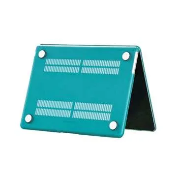 Se7enline Compatible with 2021-2024 MacBook Pro 14 inch Case Hard Shell Cover for Model A2442 A2779 A2918 A2992 A3112 A3401 M4 M3 M2 M1&Keyboard Skin &Sleeve &Screen Protector &Dust Plug,Deep Teal