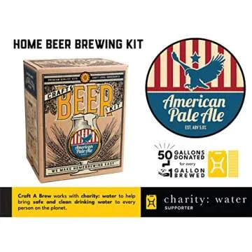 Craft A Brew - American Pale Ale - Beer Making Kit - Make Your Own Craft Beer - Complete Equipment a...