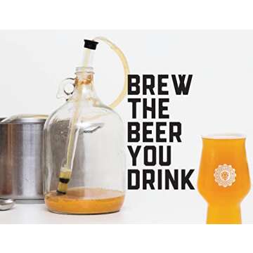 Craft A Brew - American Pale Ale - Beer Making Kit - Make Your Own Craft Beer - Complete Equipment and Supplies - Starter Home Brewing Kit - 1 Gallon