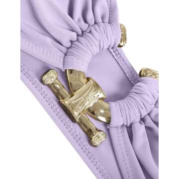 Stylish ZAFUL Ribbed Strapless Swimsuit for Women