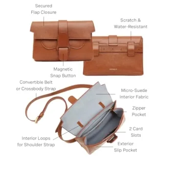 Senreve Aria Belt Bag in Genuine Italian Leather