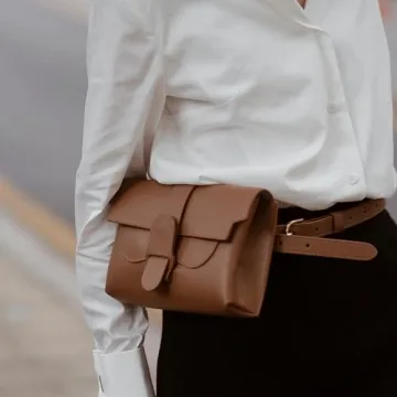 Senreve Aria Belt Bag in Genuine Italian Leather