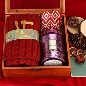 Lavender Candles for Home, 18 oz 100 Hr Burn Large Jar Candle Christmas Gifts, Highly Scented Soy Aromatherapy Candle for Stress Relief and Women Gifts on Xmas, Birthday, Holiday Candles for Home