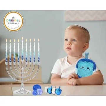 Elegant 7-Inch Hanukkah Menorah for Holiday Celebrations