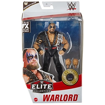 WWE Warlord Elite Collection Action Figure, 6 Inch/15.24 cm Tall Figure Features Deluxe Articulation, True FX Detailing, Swappable Hands, and Iconic Accessories