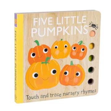 Touch and Trace Nursery Rhymes: Five Little Pumpkins