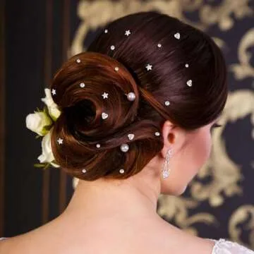 OIIKI 4 Sheets Star Hair Face Jewels, Self-adhesive Acrylic White Rhinestones Stickers, Heart Star Letter Number Face Hair Gems Stick on, Women Body Jewelry Decorations for Makeup, Parties, Festival