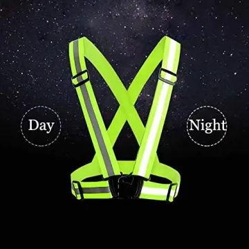 High Visibility Cezmkio Reflective Safety Vest 2pcs