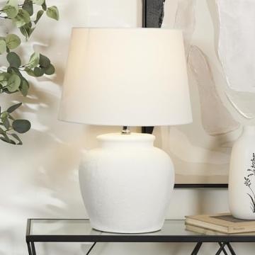 Deco 79 Cement Stone Room Table Lamp - Modern Accent Light