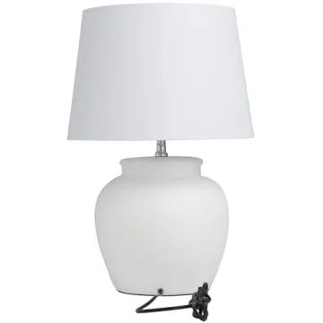 Deco 79 Cement Stone Room Table Lamp - Modern Accent Light