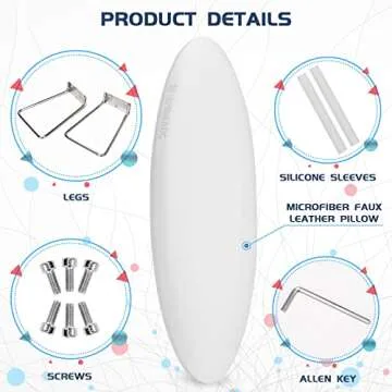 Embaarc Non-Slip Arm Rest for Acrylic Nails | Sturdy, Easy to Assemble Hand Rest for Nails | Easy to Clean Nail Arm Rest Stand with Comfortable and Elegant Design