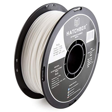 Shop HATCHBOX 1.75mm White PLA Filament for Quality Prints