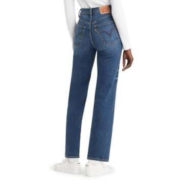 Levi's Ribcage Straight Ankle Jeans - High-Rise Comfort