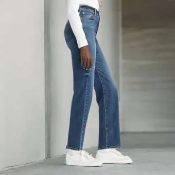 Levi's Ribcage Straight Ankle Jeans - High-Rise Comfort