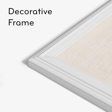 U Brands Stylish Linen Bulletin Board for Office Decor